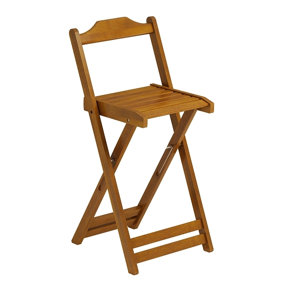 Folding Bench with Backrest