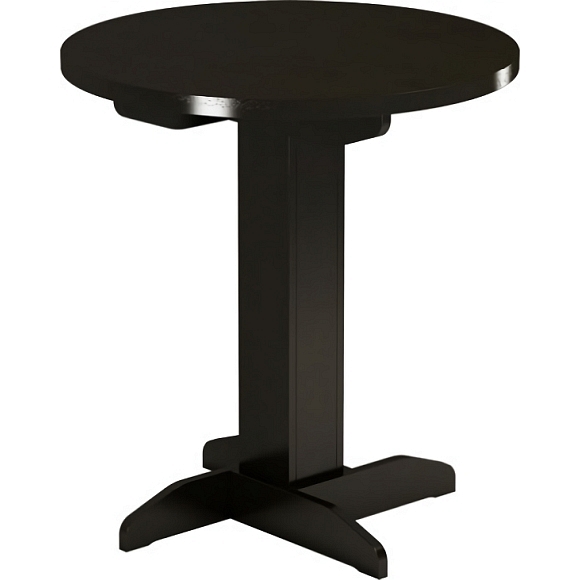 1-Meter Round Table with Central Leg